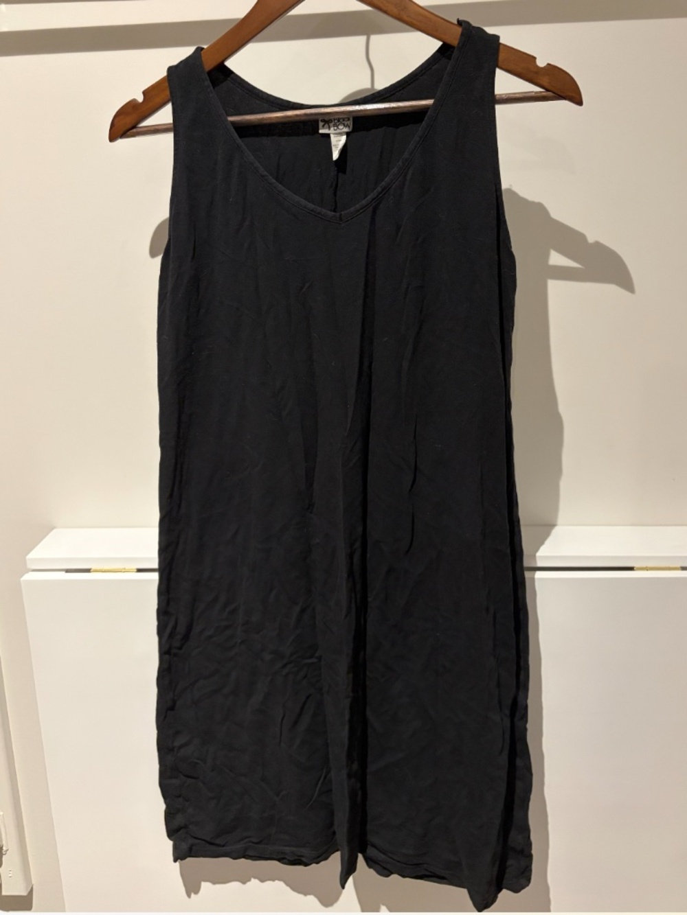 Black Bow Black Sleeveless Dress Size S